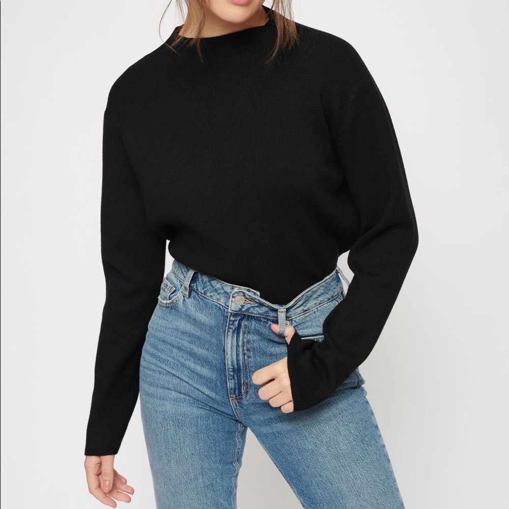 Dynamite Mock Neck Sweater